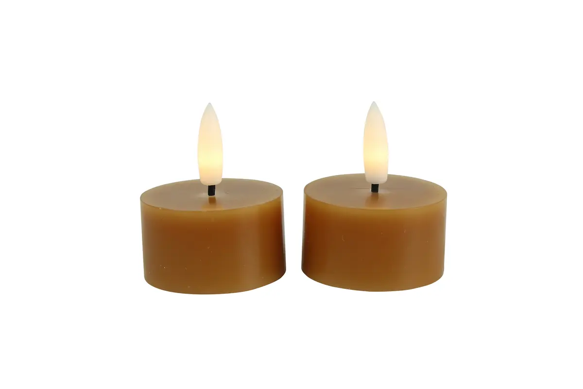 Theelicht rustiek Ø4CM LED ro Lyon s2 amber