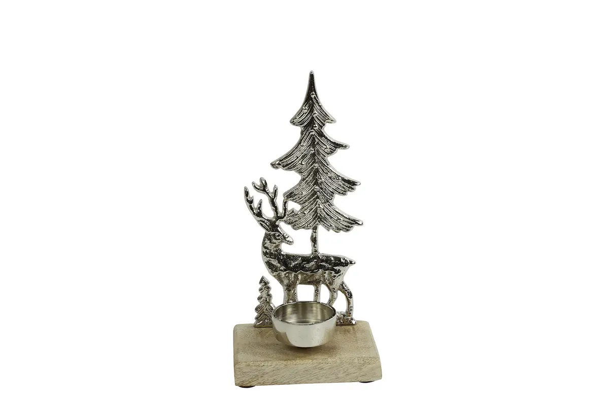 Theelichth Foss S zilver