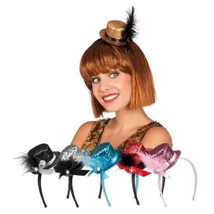 Tiara glitter mini ass.kleuren