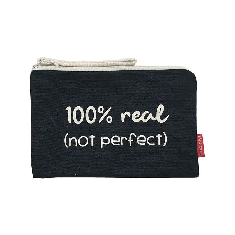 Toilettasje 100% Real| Zwart