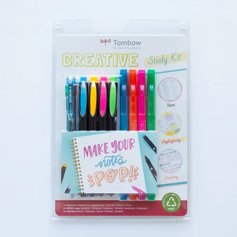 Tombow Creative Study Kit Make Your Notes Pop