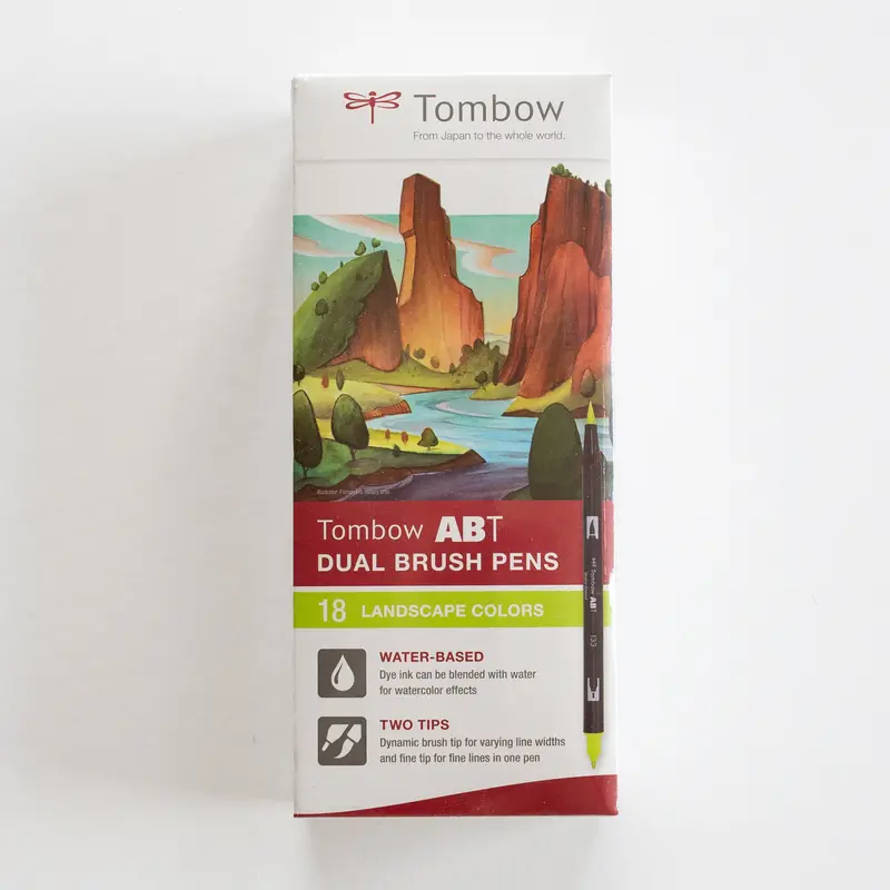 Tombow Dual Brush ABT set 18 Landscape