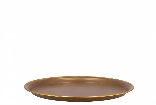 Tosca plate goud 35cm