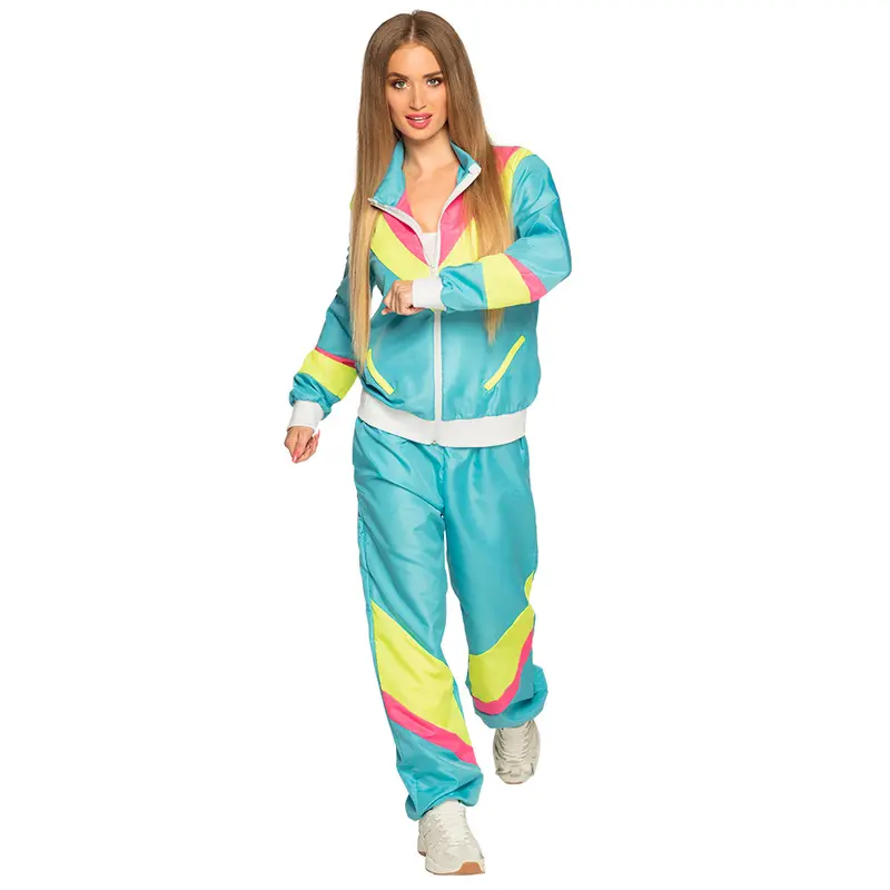 Trainingspak Retro babe blauw mt. S