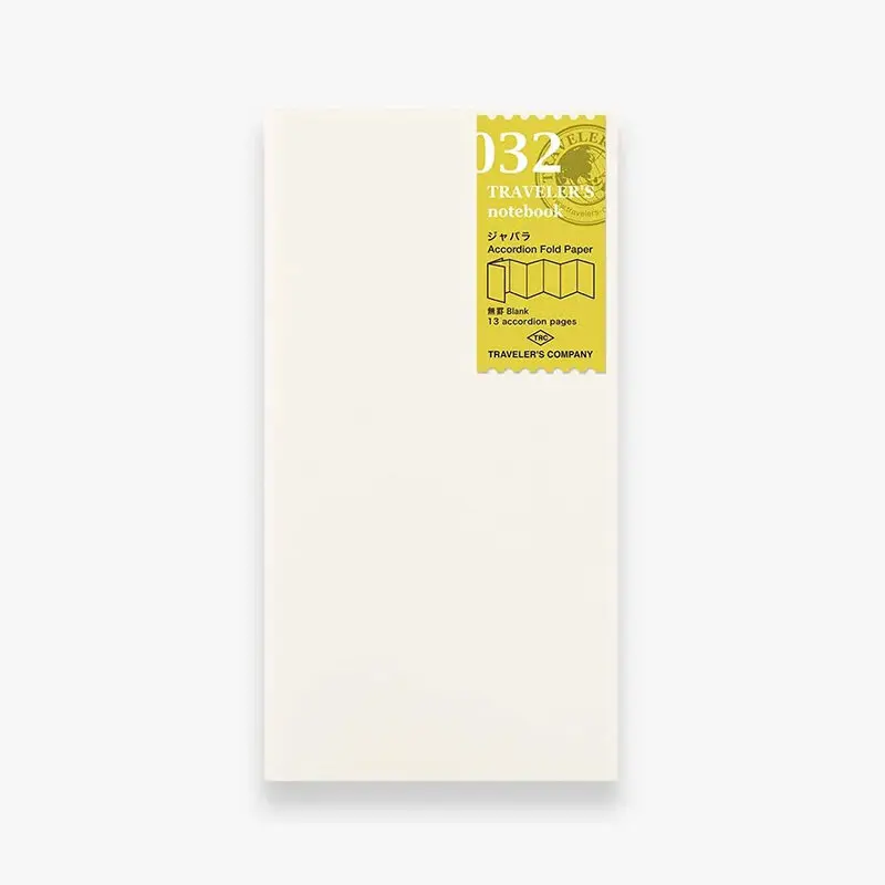 Traveler’s Notebook Accordion Fold Paper Regular navulling 032
