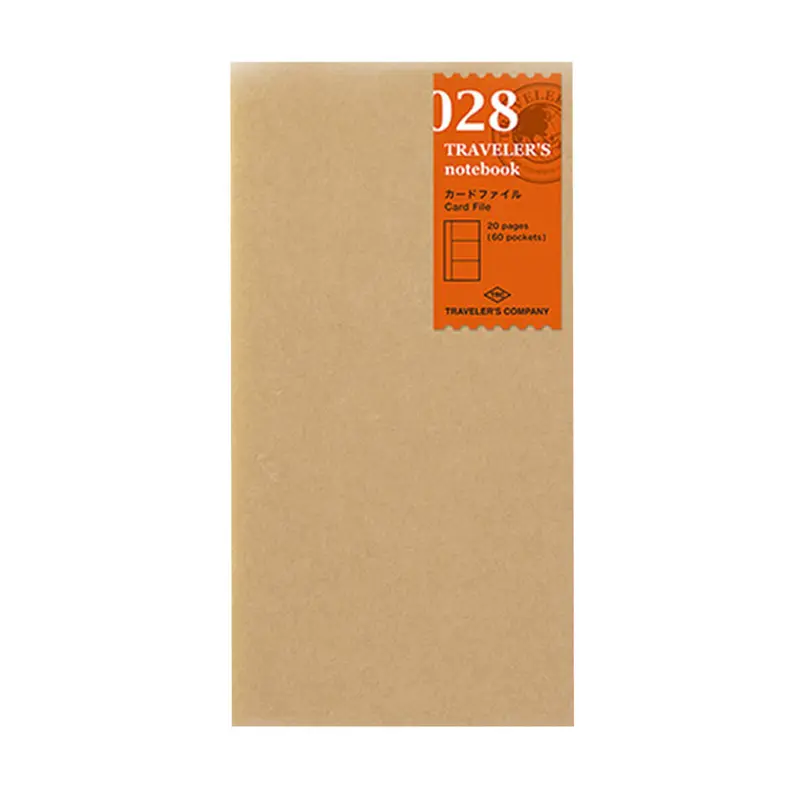 Traveler’s Notebook Regular navulling card file 028