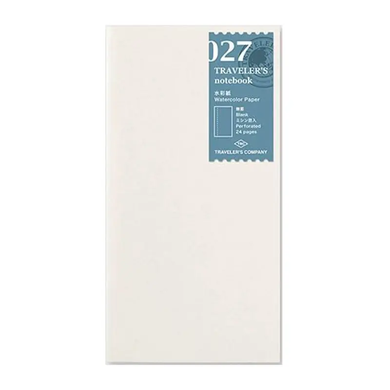 Traveler’s Notebook Regular navulling watercolor paper 027