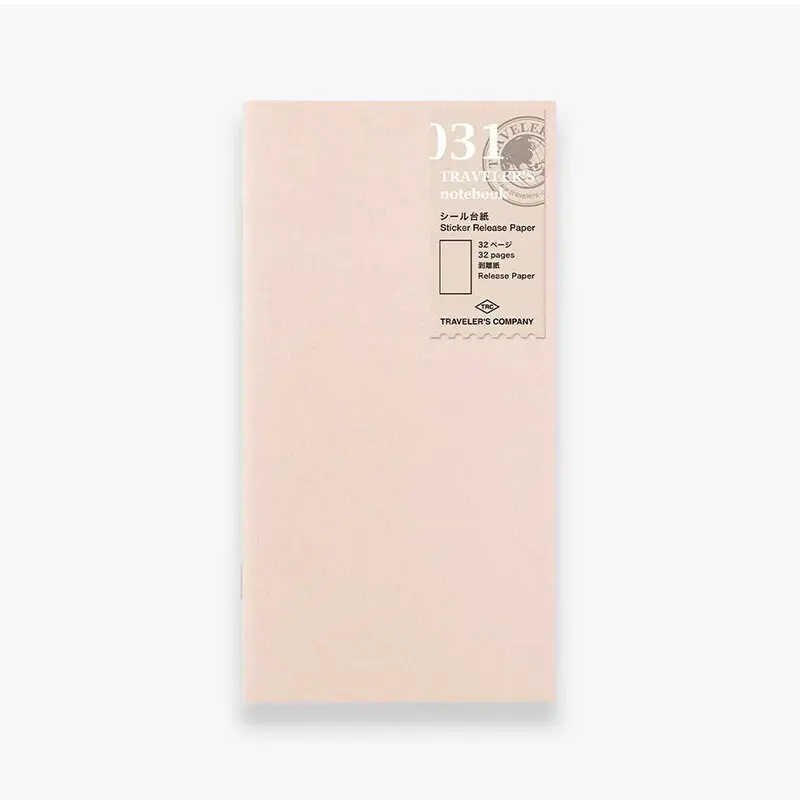 Traveler’s Notebook Sticker Release Paper Regular navulling 031