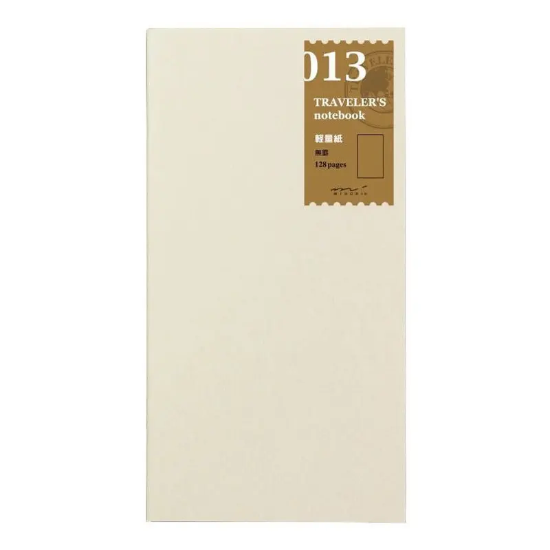 Travellers Notebook refill regular size 013 - lightweight paper