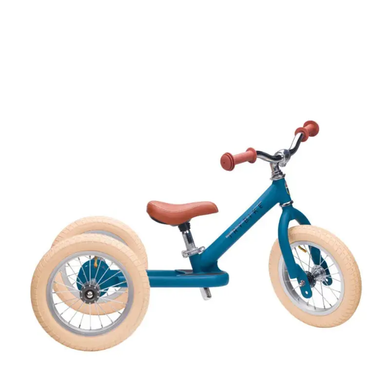 Trybike loopfiets steel 2-in-1 mat blauw