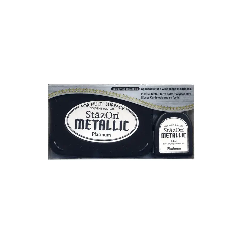 Tsukineko - StazOn Metallic Ink Platinum