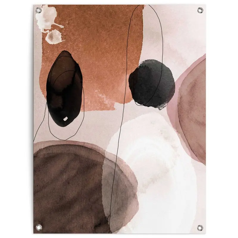 Tuinposter Abstracte vormen 80x60