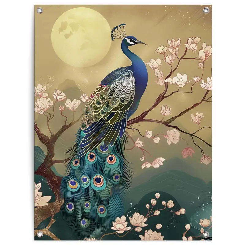 Tuinposter Birds in Style 80x60