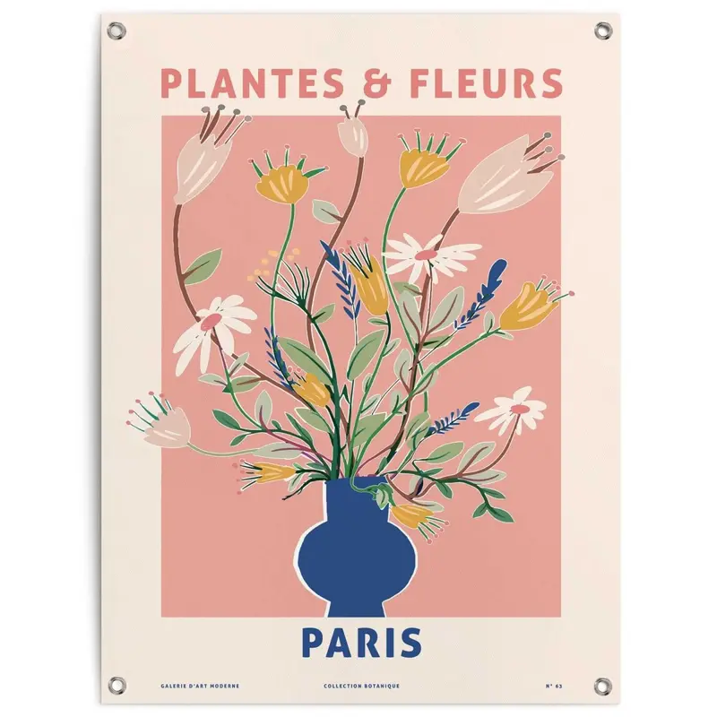 Tuinposter Bloemen 80x60