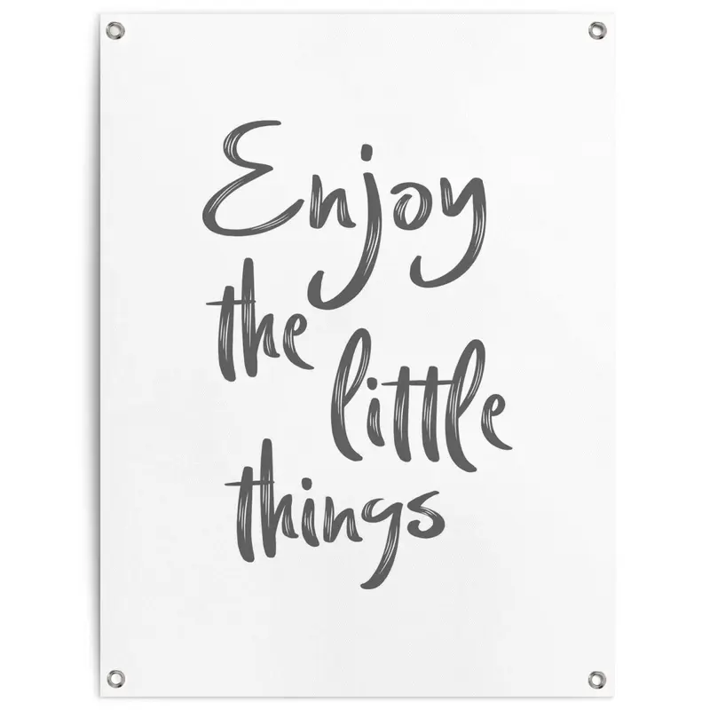 Tuinposter Enjoy 80x60