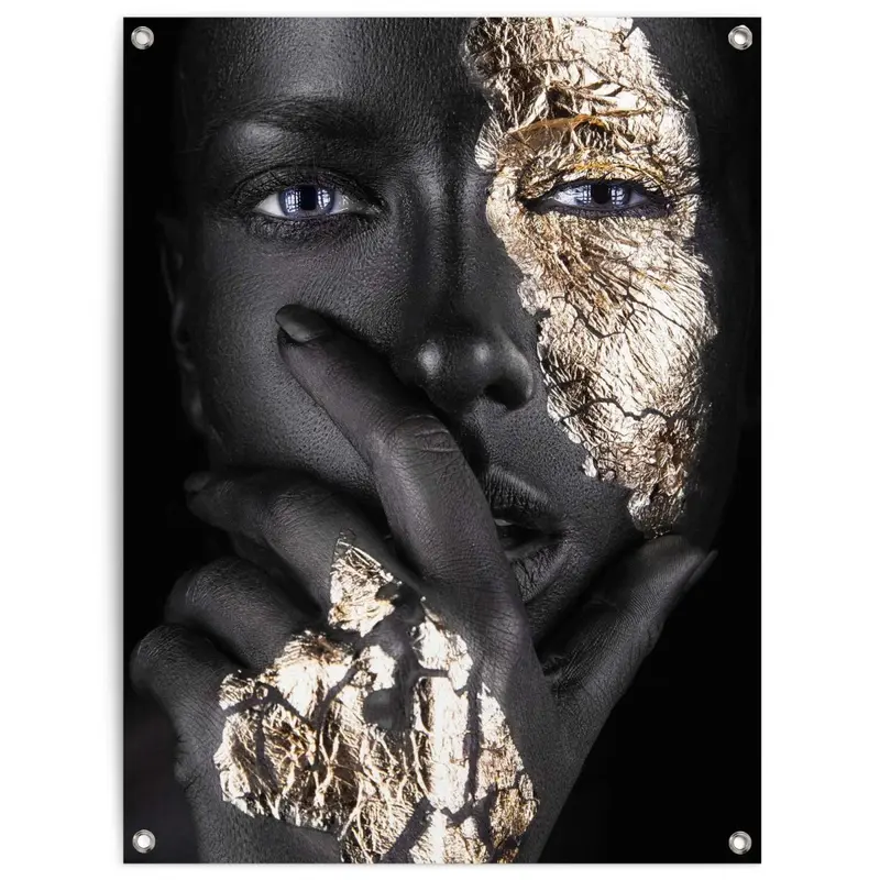 Tuinposter Gouden hand 80x60