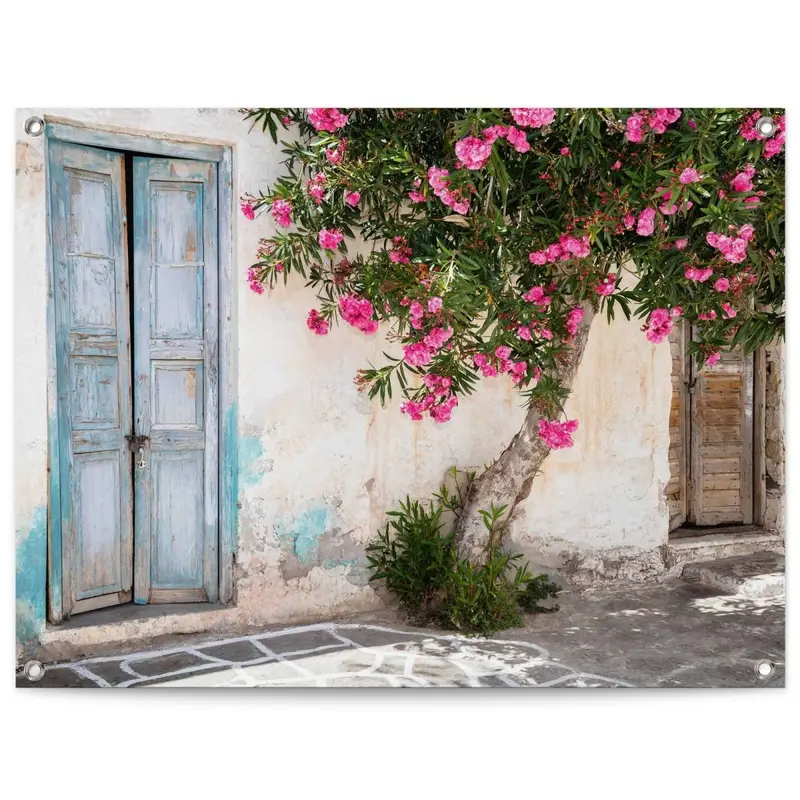 Tuinposter Greek Facade 60x80