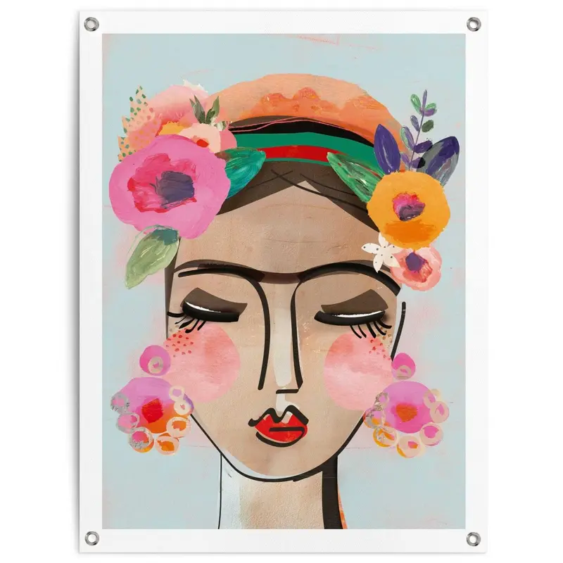 Tuinposter Happy Face 80x60