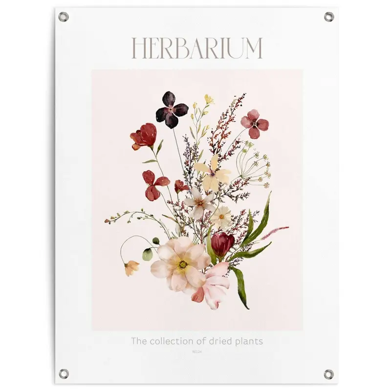 Tuinposter Herbarium 80x60