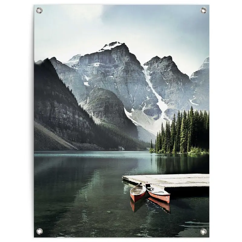 Tuinposter Lake Moraine 80x60