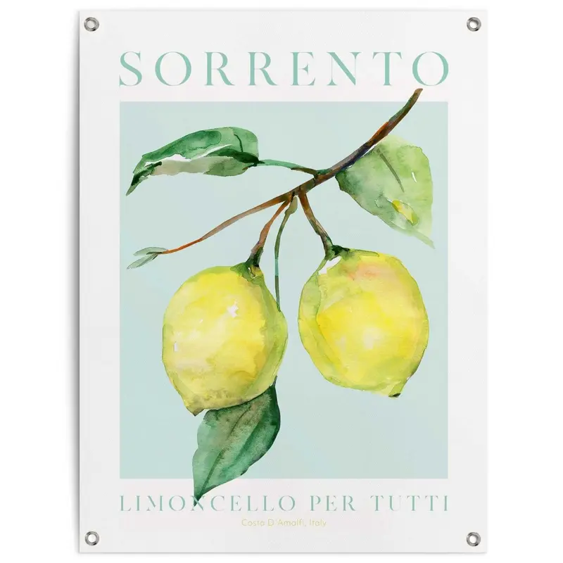 Tuinposter Lemon Portrait 80x60