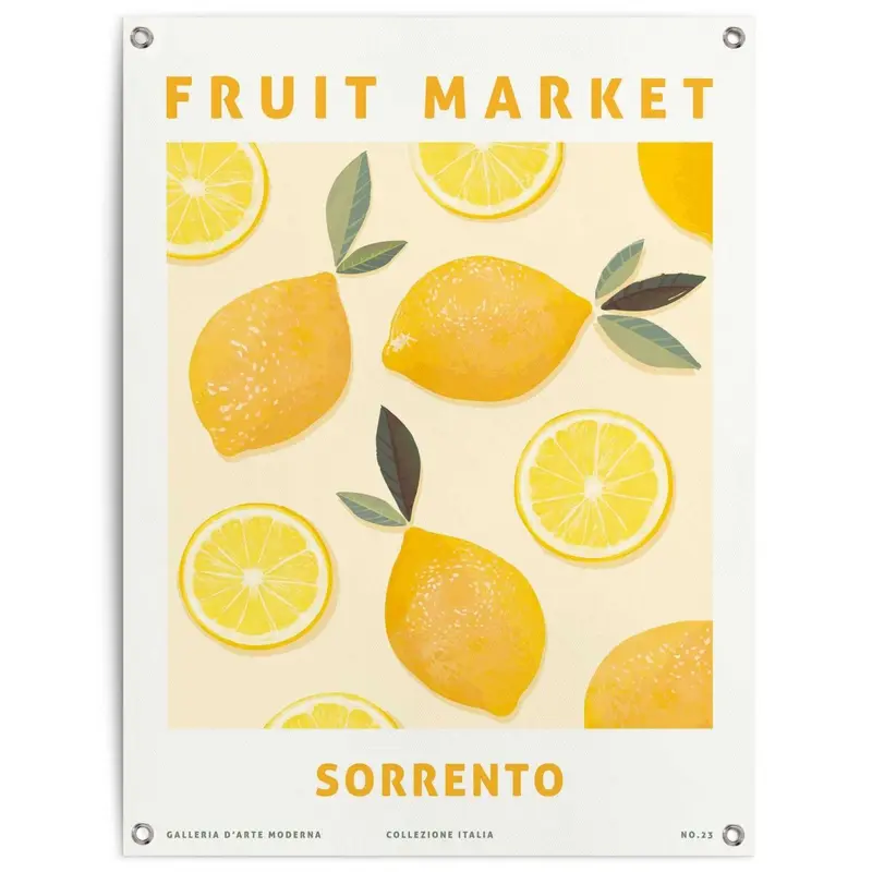 Tuinposter Lemons 80x60