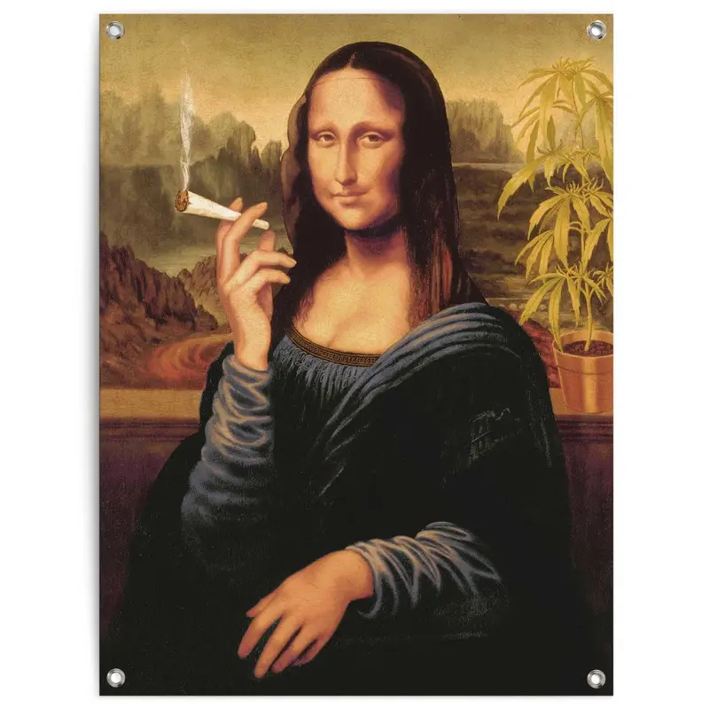Tuinposter Mona Lisa - joint 80x60
