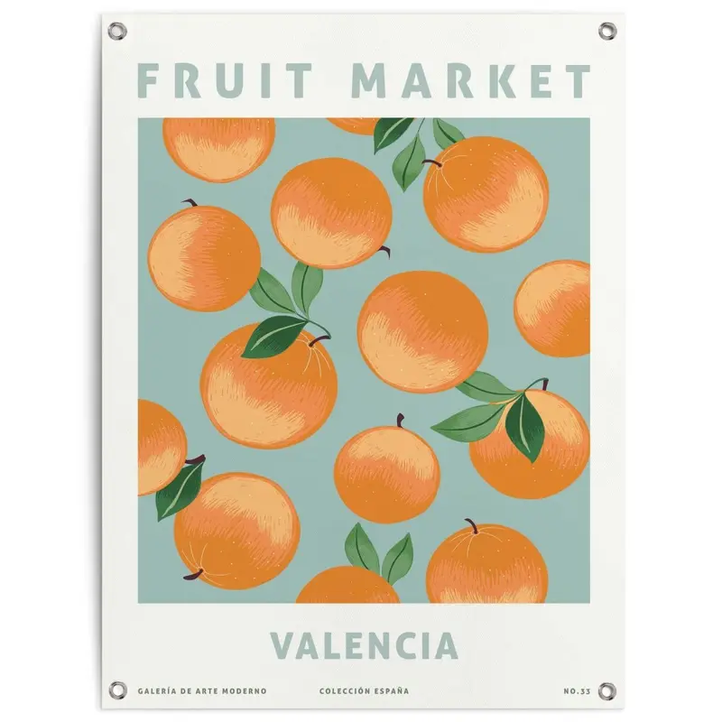Tuinposter Oranges 80x60