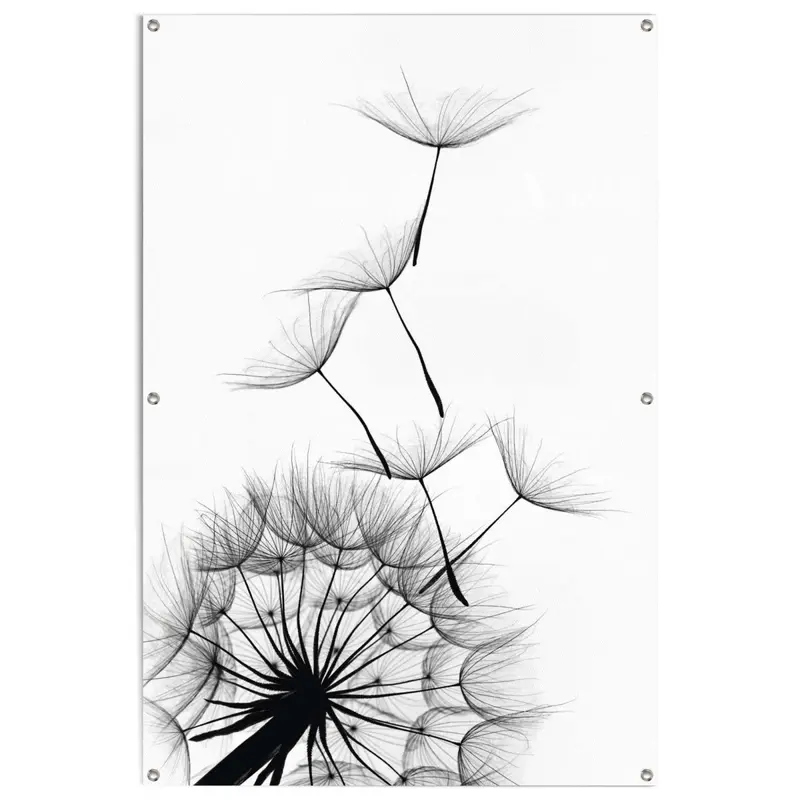 Tuinposter Paardenbloem 120x80