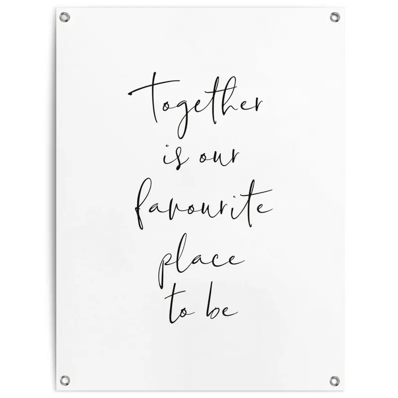 Tuinposter Samen 80x60