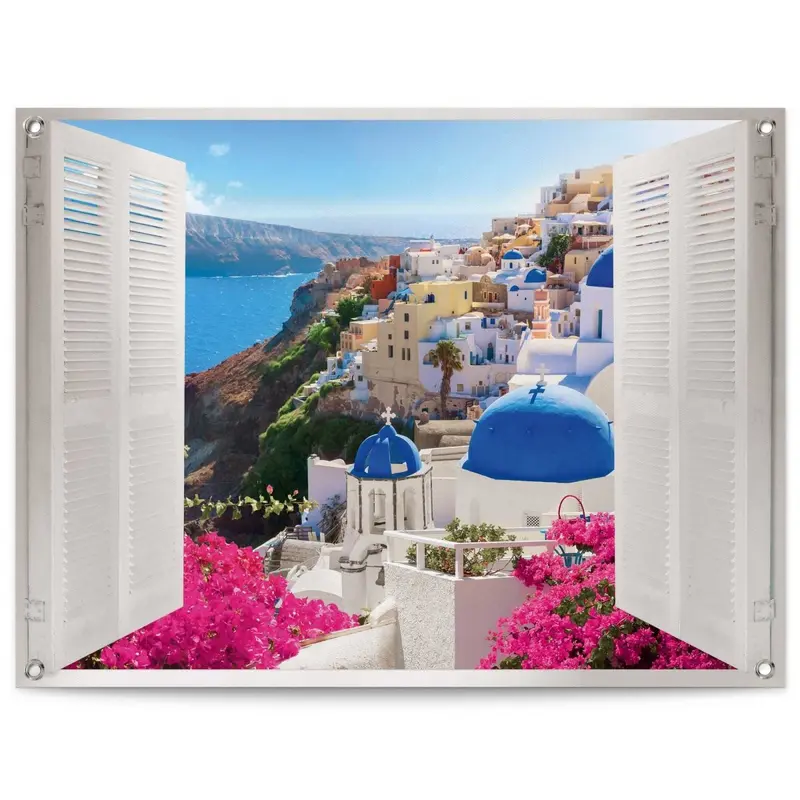 Tuinposter Santorini 60x80