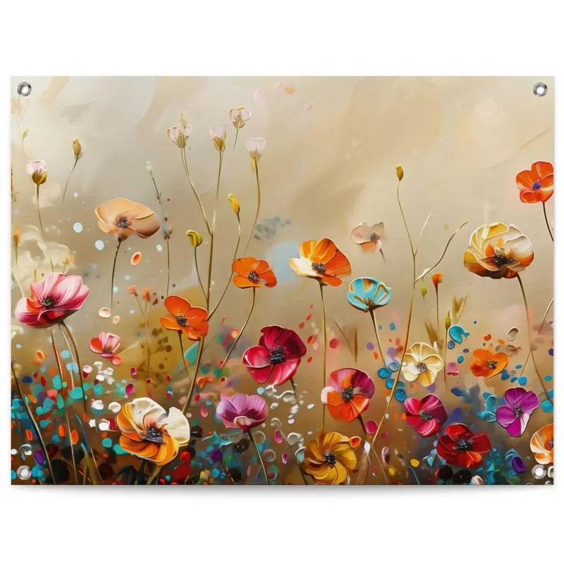 Tuinposter Summer Flowers 60x80