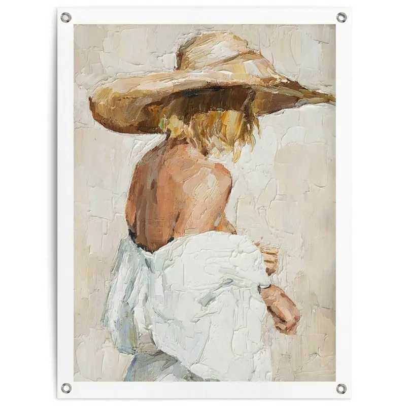 Tuinposter Summer Girl 80x60