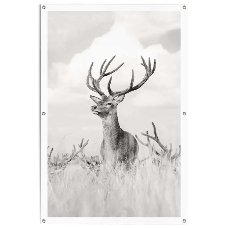 Tuinposter Trots hert 120x80