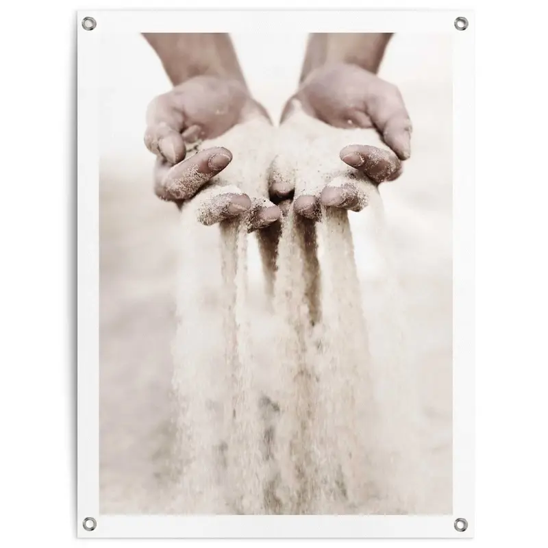 Tuinposter Zand 80x60