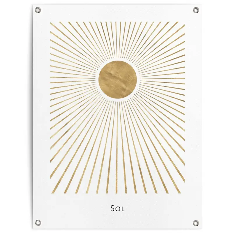 Tuinposter Zon 80x60