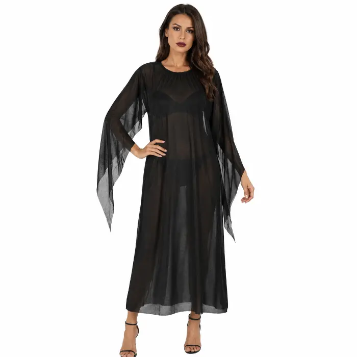 Tuniek Halloween zwart unisex one size