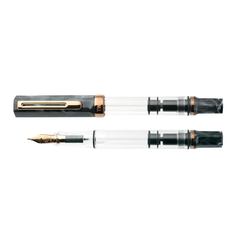 TWSBI Eco Black Marble with Bronze fountain pen