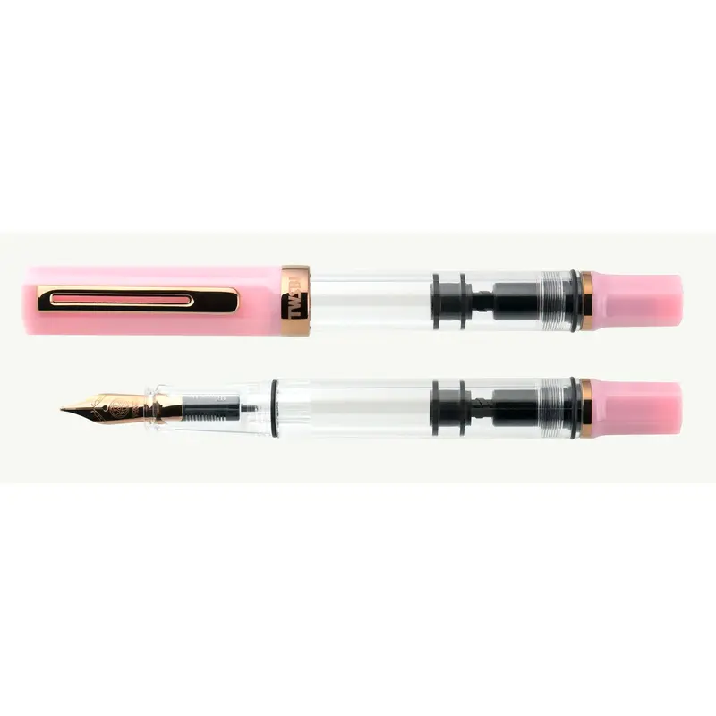 TWSBI Eco Pink Lemonade with Bronze fountain pen