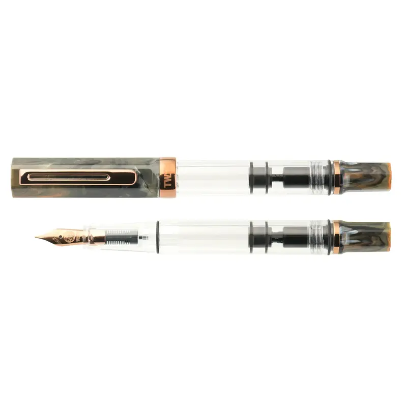TWSBI Eco Serpentine and bronze fountain pen