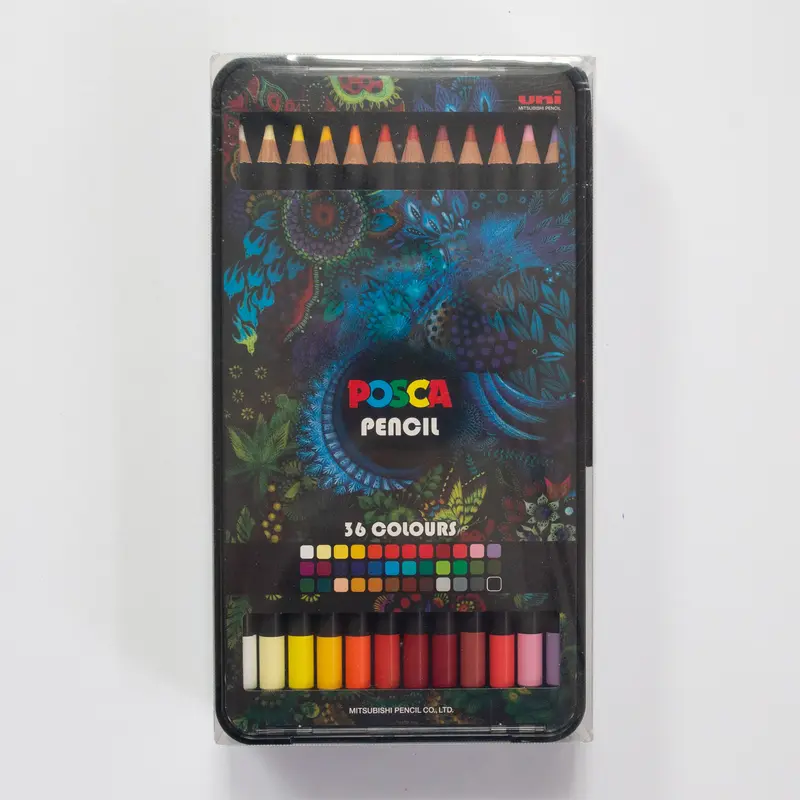 Uni Posca kleurpotloden set 36