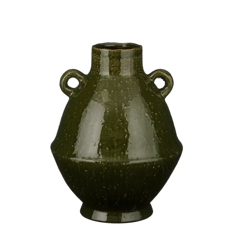 Vaas Elena - Keramiek Groen - H34 cm