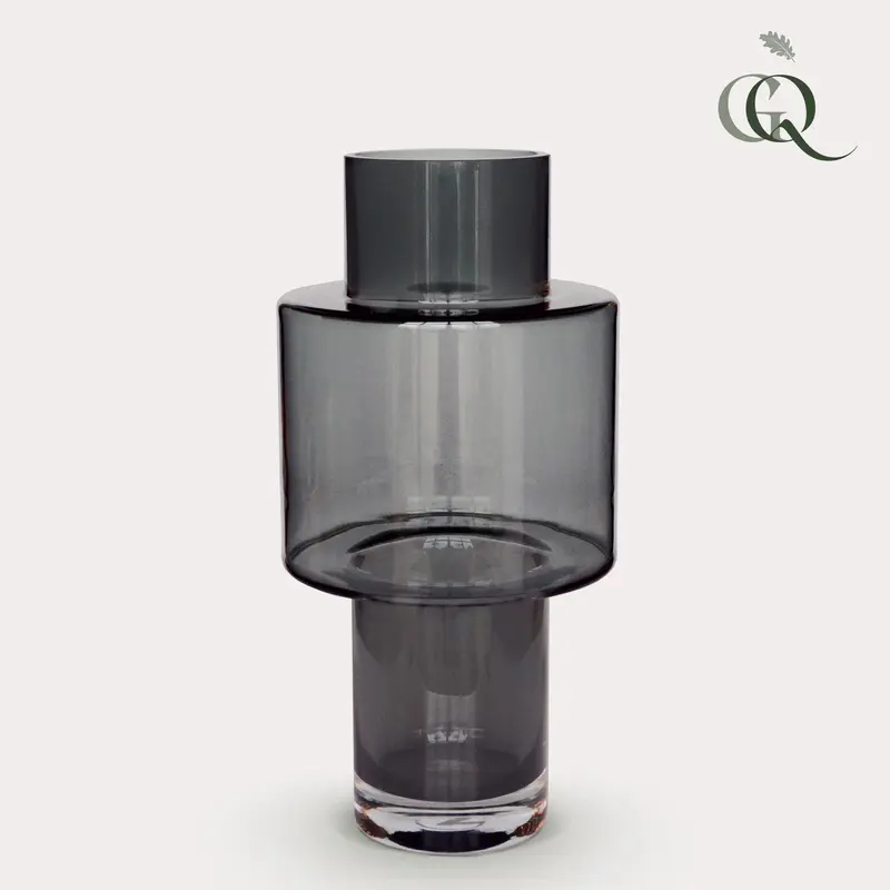 Vaas glas Juba M - H40 W20 - Grey