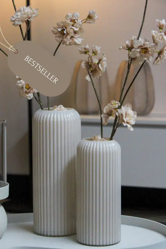 VAAS NORA | PEARL | BEIGE