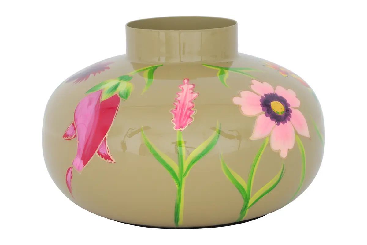 Vaas ro Camina S groen/roze