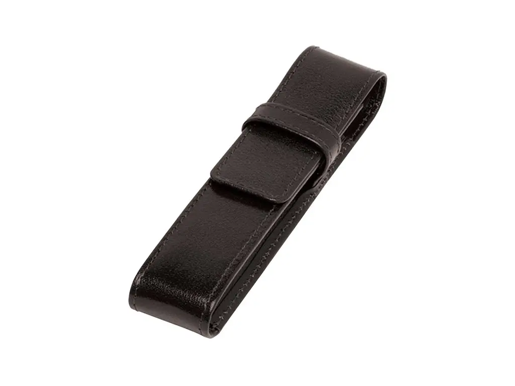 Van der Spek Luigi Raphael etui ééndelig buffelleer zwart