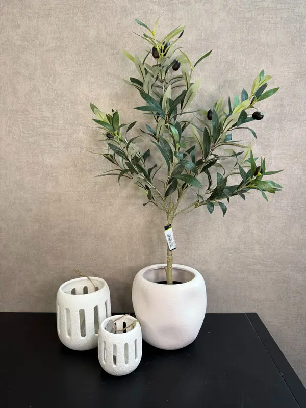 Vensterbank decoratie set Olijf