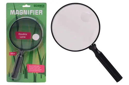 Vergrootglas met dubbele lens