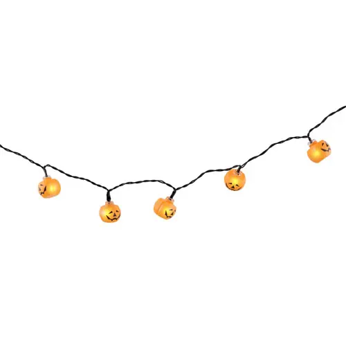 Verlichtingsnoer met 10 pompoentjes 120cm