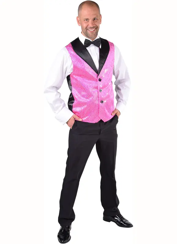 Vest paillet pink vdp mt. XS/S